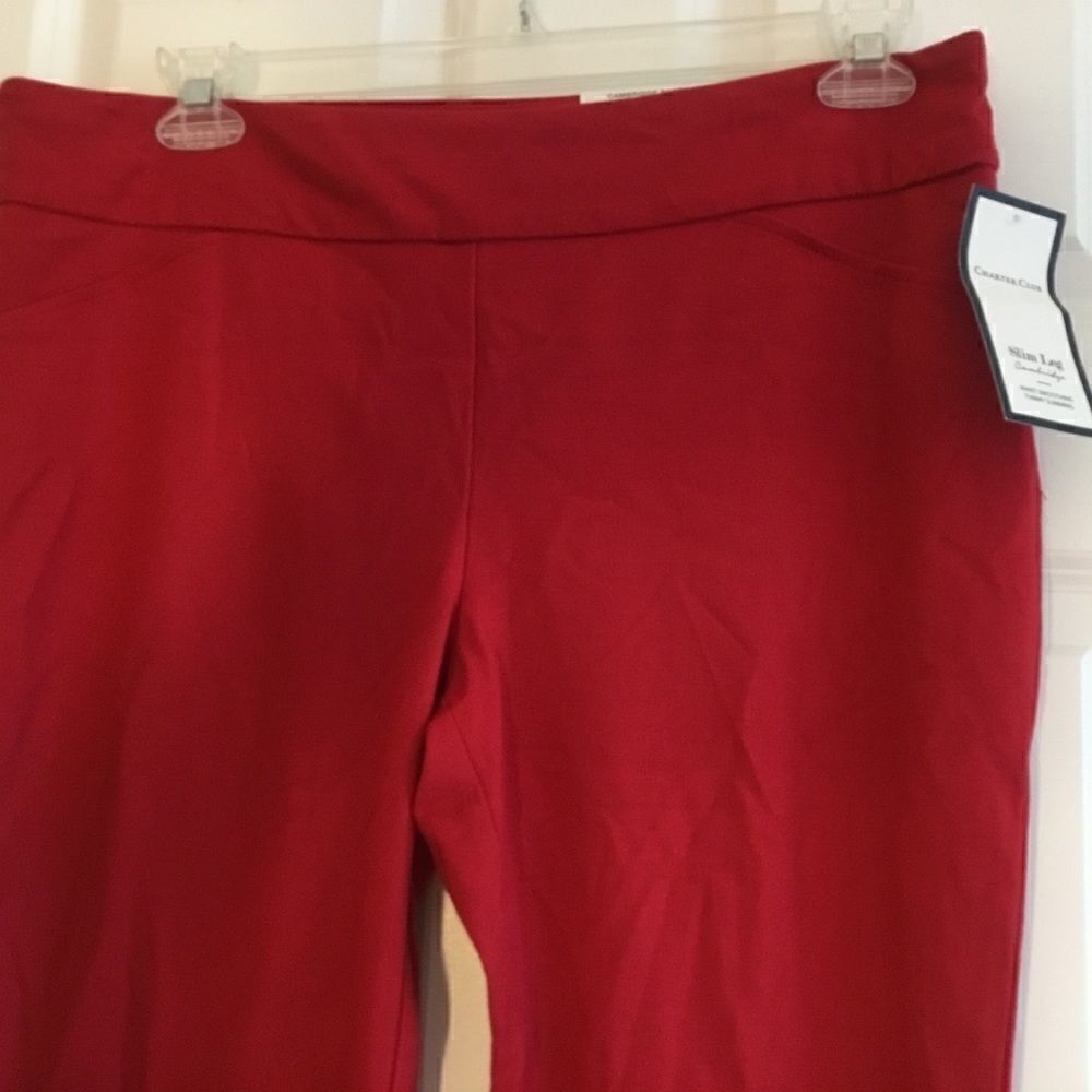 NWT. Charter Club Ponte Knit Slacks Size: … - Picture 4 of 16
